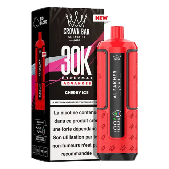 Puff Al Fakher Crown Bar 30K – Cherry Ice