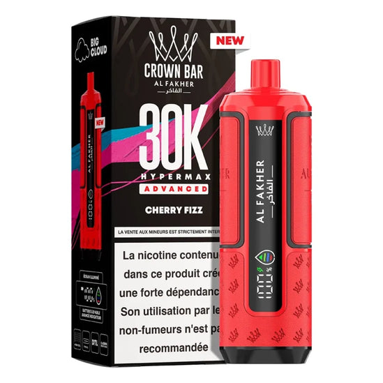 Puff Al Fakher Crown Bar 30K – Cherry Fizz