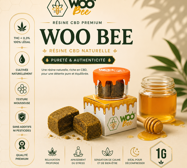 RESINE CBD WOOBEE DRY  1G