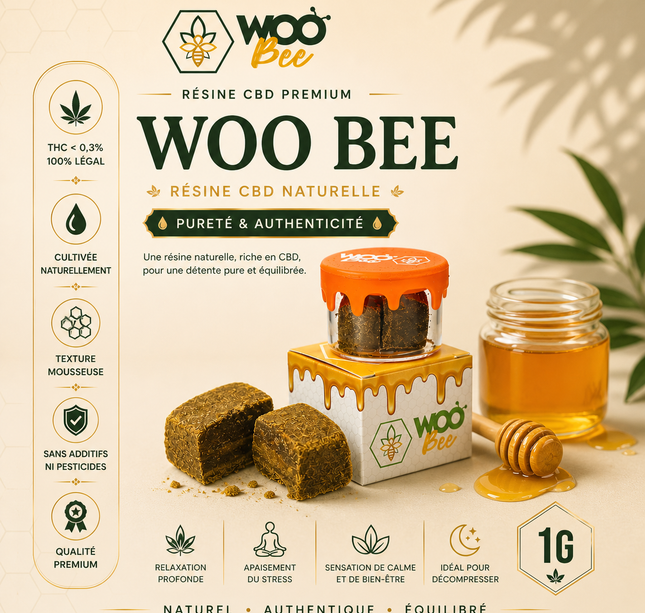 RESINE CBD WOOBEE DRY  1G