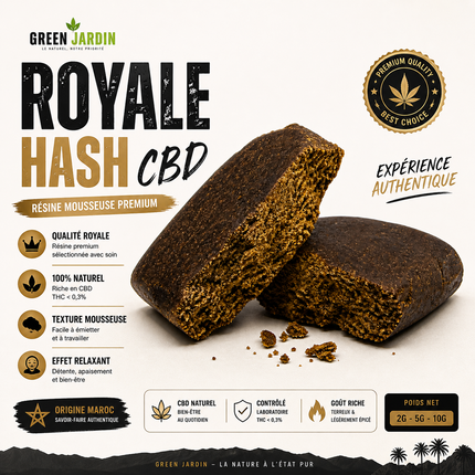 Le mousseaux Royale Hash CBD 🇲🇦