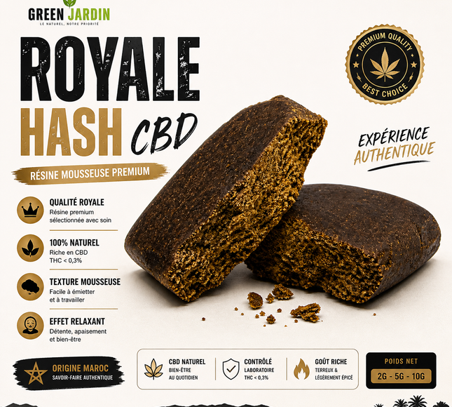 Le mousseaux Royale Hash CBD 🇲🇦