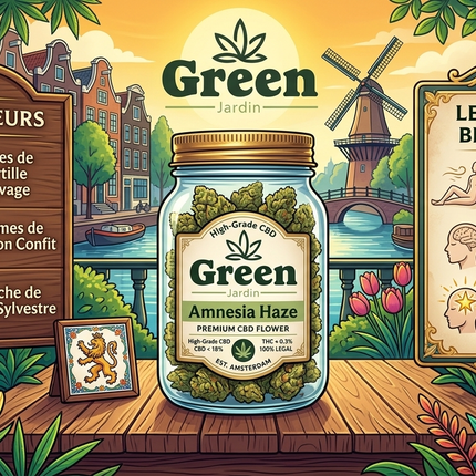 Fleur Premium - Amnesia Haze (Clarté & Détente Forte)