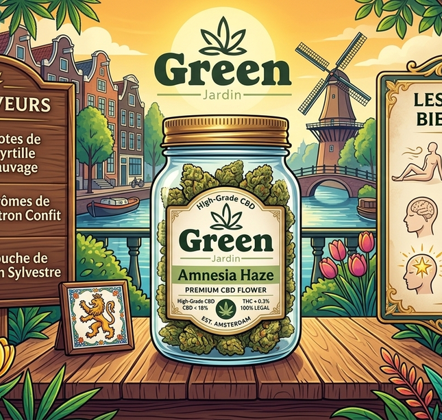 Fleur Premium - Amnesia Haze (Clarté & Détente Forte)