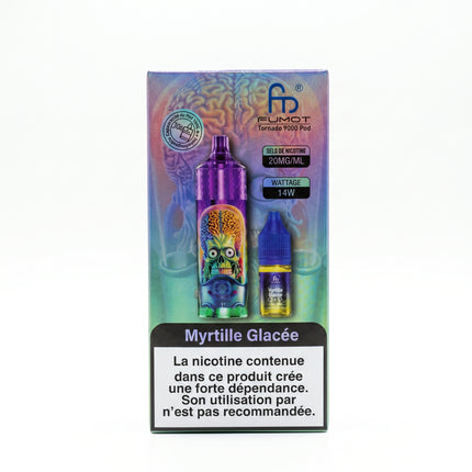 Myrtille Glacée Tornado 9000 Puffs - Fumot