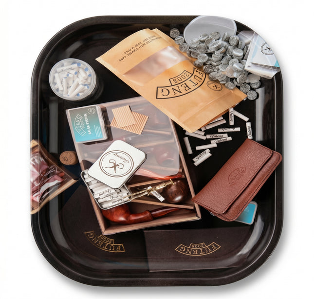 Rolling Tray Premium – Design Élégant Noir