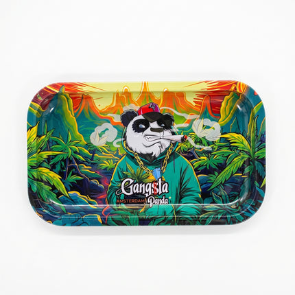 Rolling Tray Gangsta Panda – Design Coloré Premium