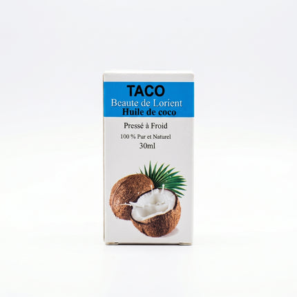 taco beaute de l'orient huile de coco