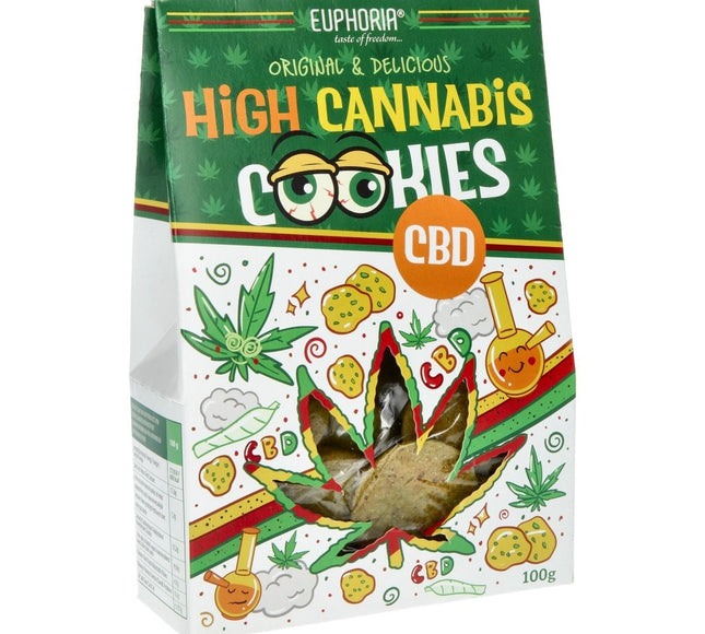 Hemp cookies - EUPHORIA High Cannabis 100g