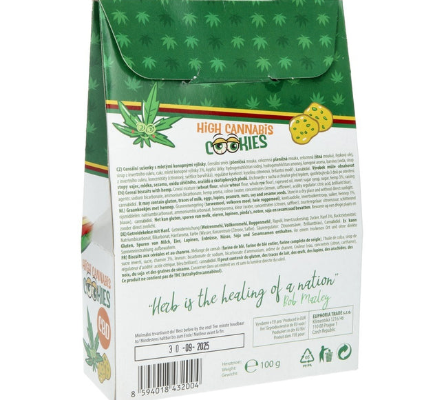 Hemp cookies - EUPHORIA High Cannabis 100g