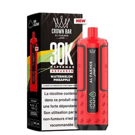 Al Fakher Crown Bar 30K Hyper Max – Watermelon Pineapple