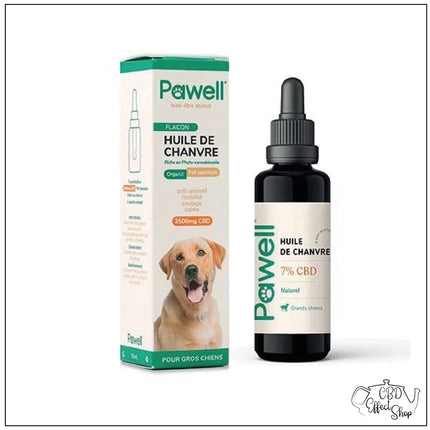 Huile CBD pour chien ( 20 Kg et plus )