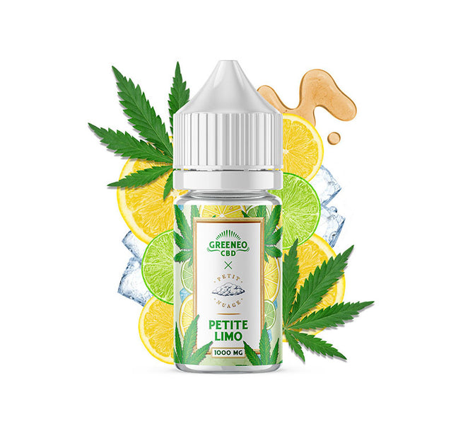 E-liquide CBD Petite Limo 30ml 1000mg - Greeneo