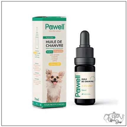 Huile CBD pour chien ( -10Kg )