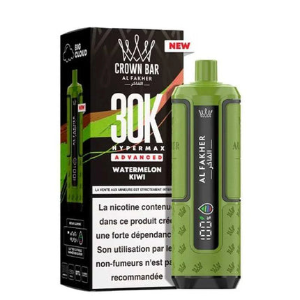 Puff Al Fakher Crown Bar 30000 Puffs – Watermelon Kiwi