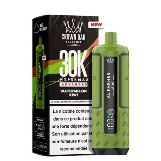 Puff Al Fakher Crown Bar 30000 Puffs – Watermelon Kiwi