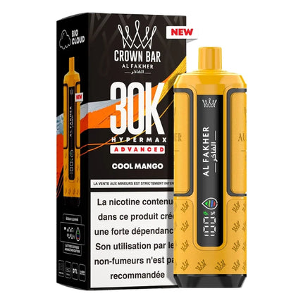 Puff Al Fakher 30K Hypermax Crown Bar – Cool Mango