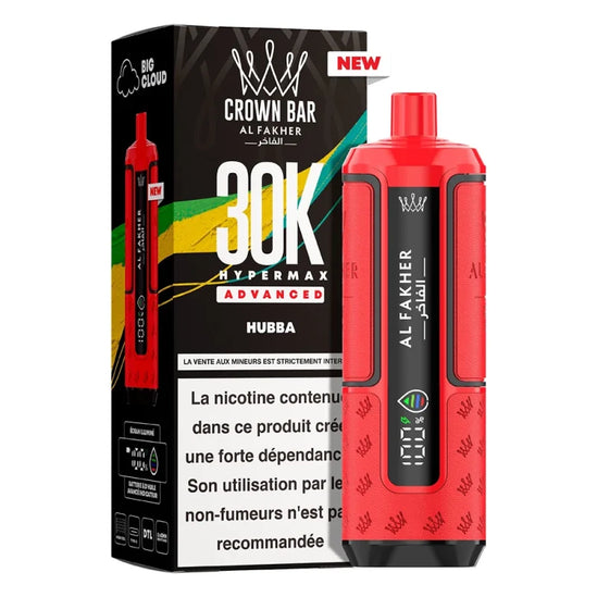Puff Al Fakher 30K Hypermax Crown Bar – Hubba