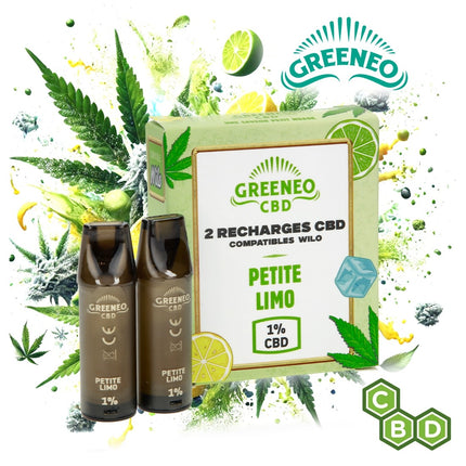 RECHARGES CBD POUR GREENEO X WILO PETITE LIMO PAR 2
